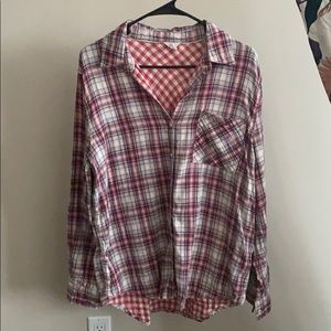 Plaid Button Down